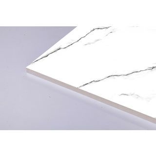 Marbella กระเบื้องพอร์ซเลน 60x60 ซม. รุ่น Carara-White TSJ68-X181  Glossy (4P) Random