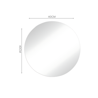 Nice กระจกเงาไม่มีกรอบ ทรงกลม รุ่น PQS-XS4040  ขนาด 40x40 ซม.