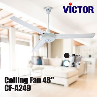 VICTOR พัดลมเพดาน  48 นิ้ว CF-A249 สีขาว