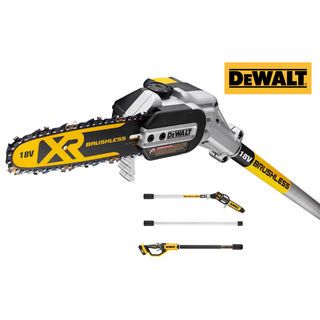 DEWALT เลื่อยตัดกิ่งด้ามยาวไร้สาย 18V DCMPS567N-XJ เฉพาะตัวเครื่อง