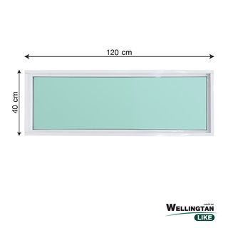 WELLINGTAN (LIKE) ช่องแสงอะลูมิเนียม 120x40ซม. สีขาว