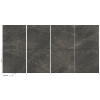 Marbella 60x60 กระเบื้องพอร์ซเลน รุ่น เนโร่ สโตน-สี ดำ Glazed Tile P6041 (4P) Random