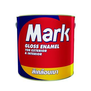 Captain สีเคลือบเงา MARK  #M862  ¼ กล. สีไม้สัก