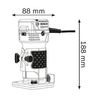 BOSCH ทริมเมอร์ 1/4นิ้ว 550W รุ่น GKF550