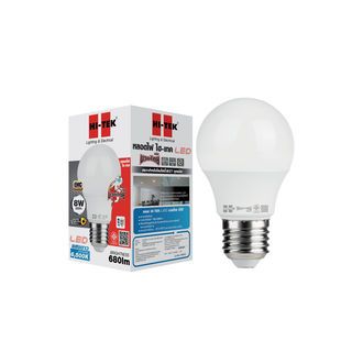 HI-TEK หลอด LED มวยไทย Series ขั้วเกลียว E27 8W รุ่น HLLM27008D แสงขาว