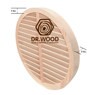 DR.WOOD จั่วช่องลมวงกลม รุ่น MM-02-K1-60 ขนาด 60 ซม.