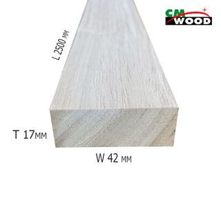 CM WOOD ไม้โครง ไม้ยางพาราจ๊อยส์ (1x10) 17x42x2500มม.