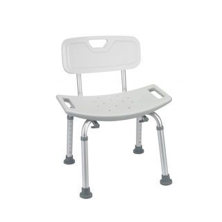 Verno เก้าอี้อาบน้ำมีพนักพิง รุ่น KDB-798(JL6102)  สีขาว