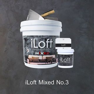 I-Loft  ซีเมนต์ขัดมันสูตรผสมเสร็จ   5 กก. สีดำ เบอร์ 3