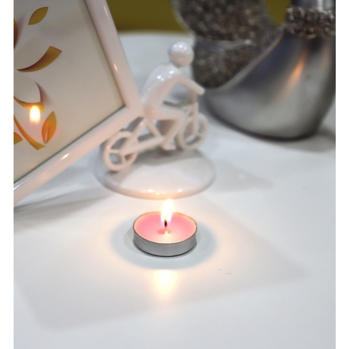 COZY เทียน 3.5x0.9ซม. Candle-PKS สีชมพู 50ชิ้น/แพ็ค