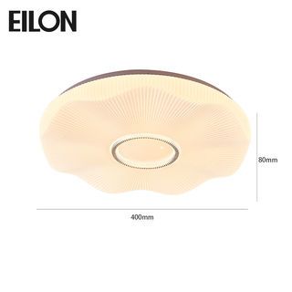 EILON โคมไฟเพดานอะครีลิคทรงแปดเหลี่ยม 48W ปรับได้3แสง รุ่น XDD2033/400 สีทอง