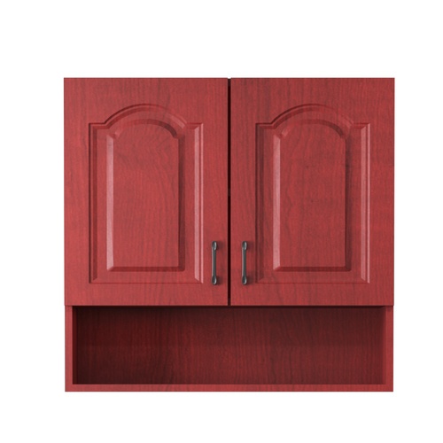 CLOSE ตู้แขวนพร้อมชั้นวางของ 80×30×80 ซม. MADERA สีสักแดง