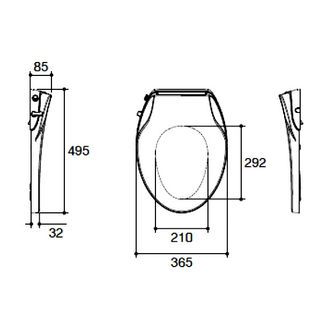 KARAT ฝารองนั่งอเนกประสงค์ ไม่ใช้ไฟฟ้า รุ่น เฟรช K-25990X-WK