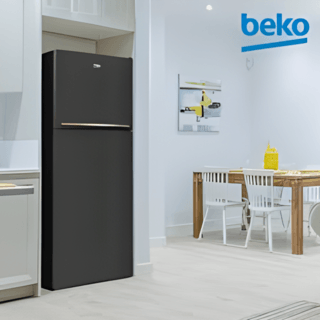 BEKO ตู้เย็น 2 ประตู 14.9 คิว รุ่น RDNT470I50VHFK สี Dark Inox