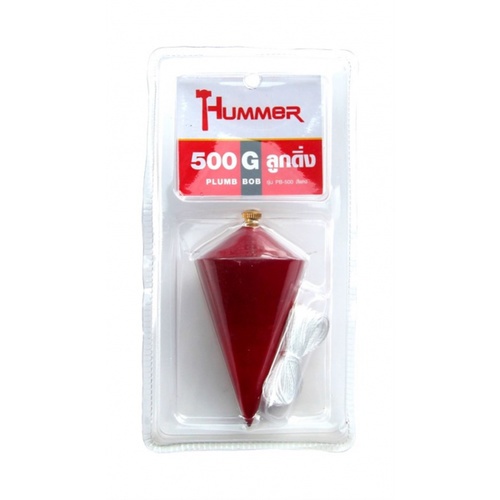 HUMMER ลูกดิ่ง ขนาด 500กรัม รุ่น PB-500 สีแดง