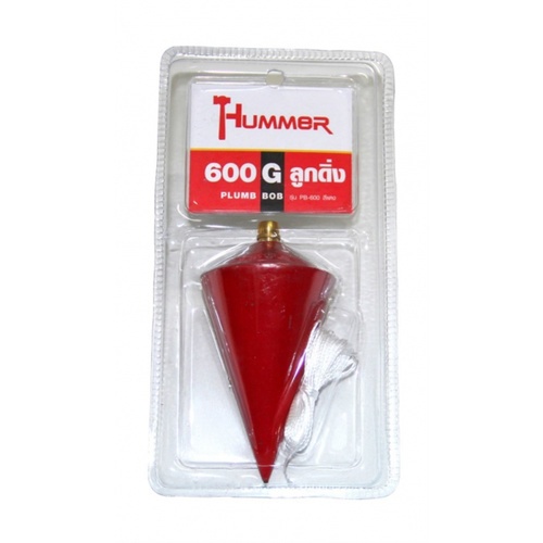 HUMMER ลูกดิ่ง ขนาด 600กรัม รุ่น PB-600 สีแดง