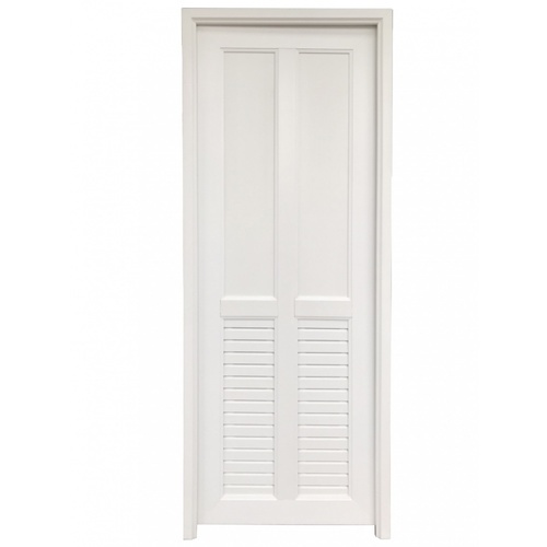 ประตู UPVC สีขาว JM-008-WT 70x200 ซม. WELLINGTAN