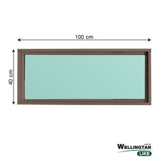 WELLINGTAN (LIKE) ช่องแสงอะลูมิเนียม 100 x 40 ซม. สีชา