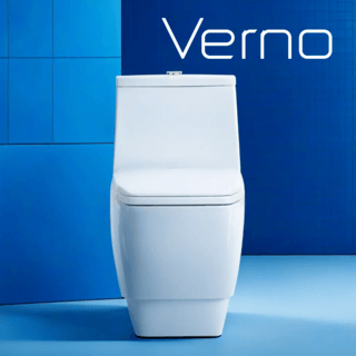 Verno สุขภัณฑ์ชิ้นเดียว แบบกดบน  รุ่น  ธอร์ VN-3312