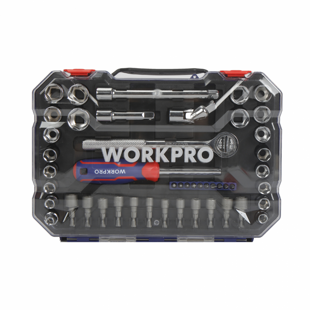 WORKPRO ชุดบ๊อกซ์ 47ชิ้น 3/8” รุ่น WP202523