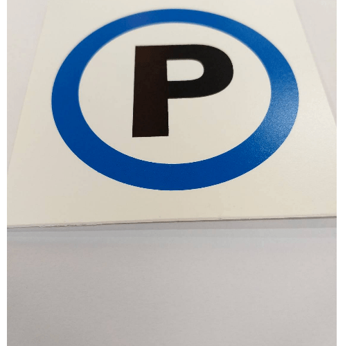 ป้ายPP (ที่จอดรถ) SGB1101-13 ขนาด 10x10 ซม.