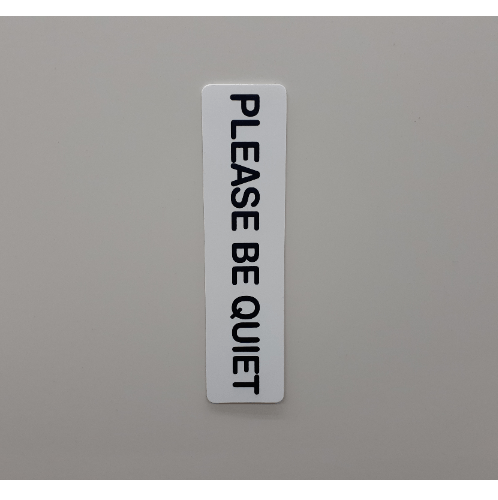 ป้ายPP (PLEASE BE QUIET) SGB1103-19 ขนาด 16x4 ซม.
