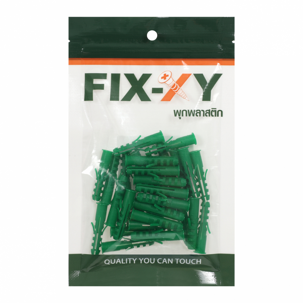 FIX-XY พุคพลาสติก เบอร์ 8 รุ่น EN-023-SN (30ชิ้น/แพ็ค)