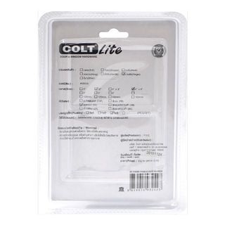 COLT LITE บานพับประตูสเตนเลส รุ่น 003 ขนาด 3.5 x 2.25 นิ้ว x 1.5 มม. (แพ็ก 3 ชิ้น) สีสแตนเลส