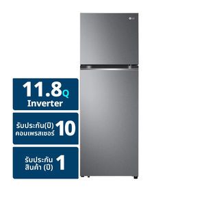 LG ตู้เย็น 2 ประตู ขนาด 11.8 คิว รุ่น GN-D322PQMB สีเทา