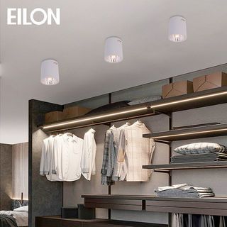 EILON โคมดาวน์ไลท์แบบทาวเวอร์หน้ากลม 4นิ้ว E27 รุ่น TD-01 สีขาว (โคมเปล่า)