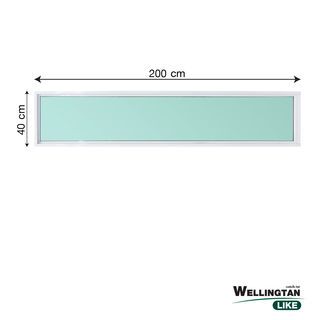 WELLINGTAN (LIKE) ช่องแสงอะลูมิเนียม 200x40ซม. สีขาว