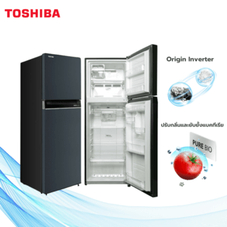 TOSHIBA ตู้เย็น 2 ประตู ขนาด 8.2 คิว รุ่น GR-RT303WE-PMTH(52) สีน้ำเงินเข้ม