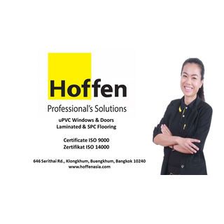 HOFFEN PRO หน้าต่างไวนิล บานเปิดเดี่ยว W2 60x110ซม. สีขาว พร้อมมุ้ง