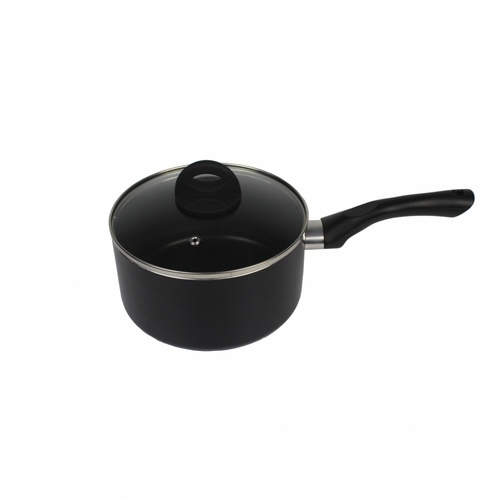 KOCH KITCHEN หม้อด้ามพร้อมฝา NON-STICK 20 ซม. GENKI-POT20 สีดำ