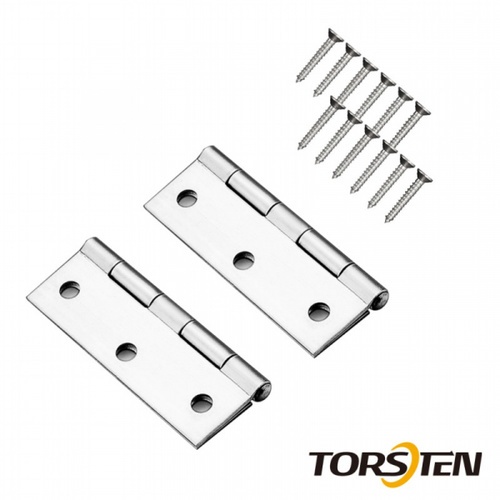 TORSTEN บานพับสแตนเลส  3  x2  x1.5มม แพ็ค 2ชิ้น รุ่น HSS3.2.15-GBX2