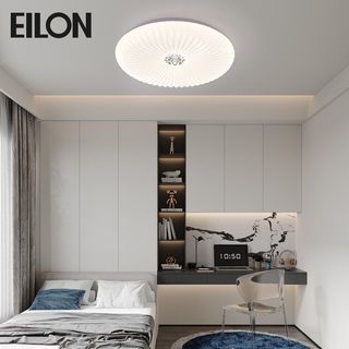 EILON โคมไฟเพดานอะครีลิคทรงกลม 48W ปรับได้3แสง รุ่น XDD2031/400 สีขาว