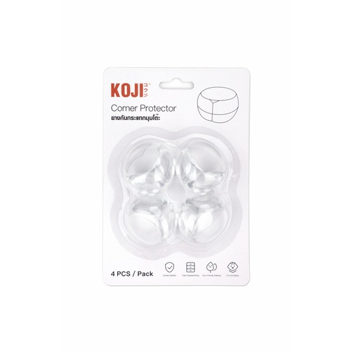 KOJI-DIY ยางกันกระแทกมุมโต๊ะ รุ่น 2FFH013 (4ชิ้น) สีใส