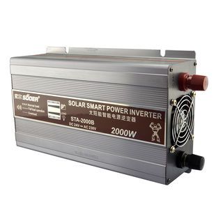 SUOER  เครื่องแปลงไฟ Modified wave  Inverter modified sine wave 24V รุ่น STA-2000 W/B