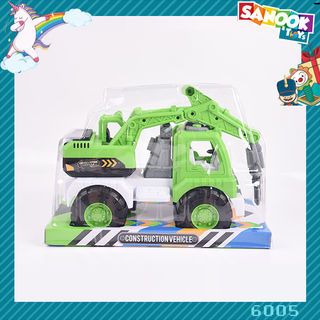 TOYS ของเล่นรถขุดเจาะ คละสี#6005(34.5x17.5x25ซม.)