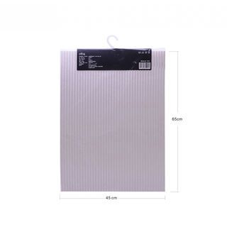 Primo พรมห้องน้ำลูกฟูก ขนาด 45x60 ซม. รุ่น EYW011 ลายกราฟฟิก สีฟ้า