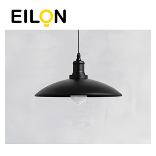 EILON โคมไฟแขวนเพดาน ขั้วE27 รุ่น CDD2023-828 สีดำ