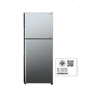 HITACHI ตู้เย็น 2 ประตู 12 คิว R-VX350PF-1 BSL สีบริลเลียนซิลเวอร์