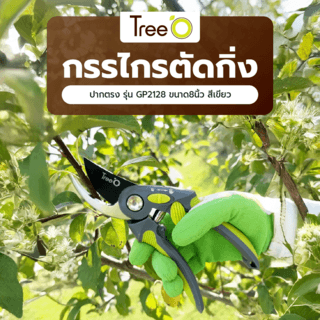 Tree’O กรรไกรตัดกิ่งปากตรง รุ่นGP2128 ขนาด8นิ้ว สีเขียว