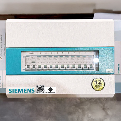 SIEMENS เครื่องตัดไฟอัตโนมัติ 10 ช่อง 63A รุ่น SBTH10-SSF 63 กันดูด