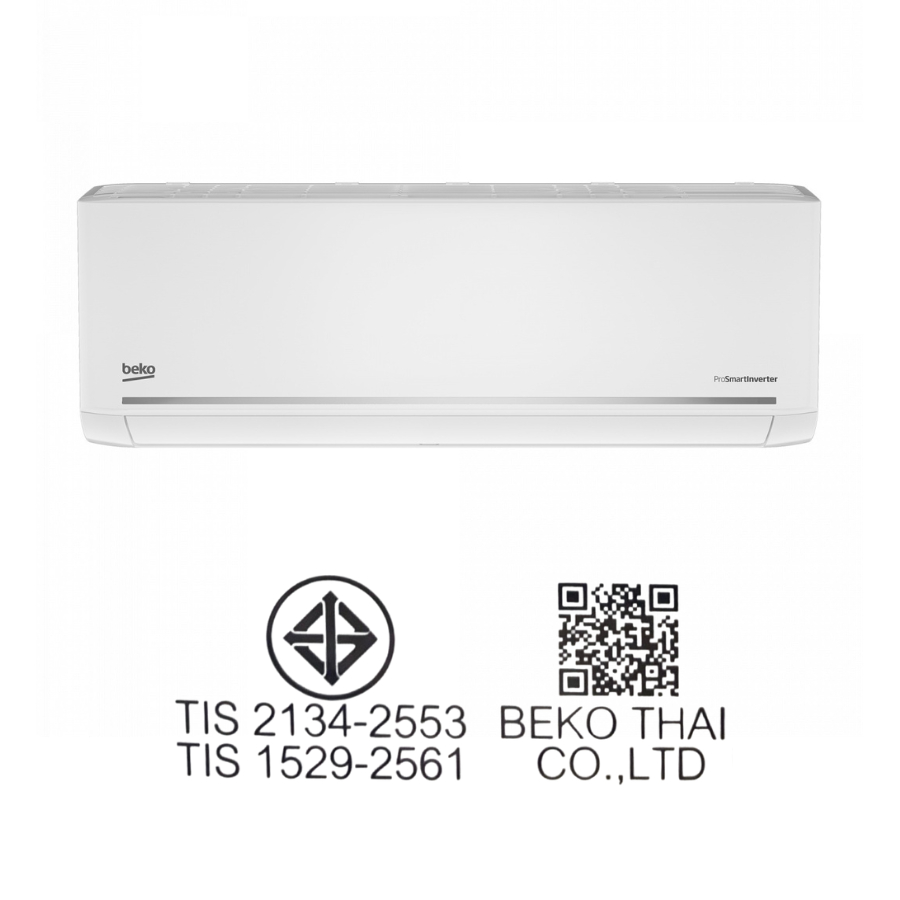 BEKO เครื่องปรับอากาศ Inverter 9000 BTU BSVON 090 สีขาว