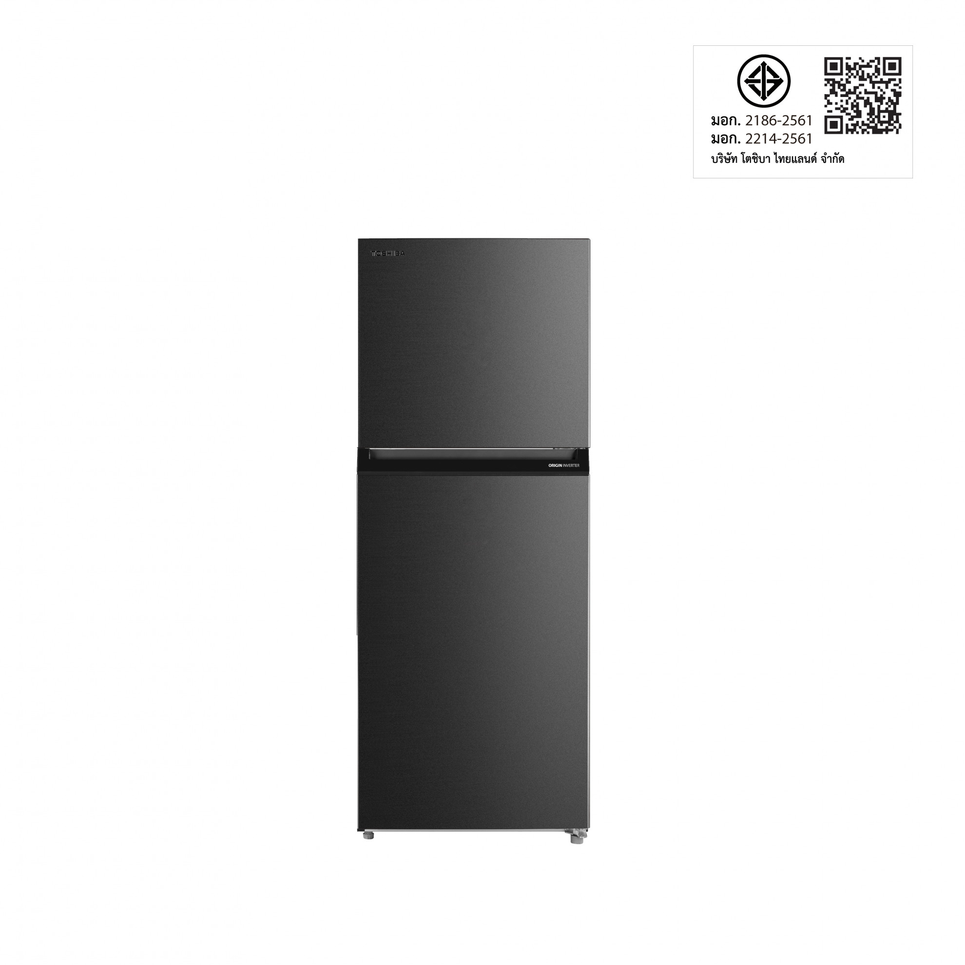  TOSHIBA ตู้เย็น 2 ประตู 16.4 คิว GR-RT624WE-PMT(06) สีเทา