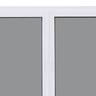 WINDOW ASIA (10MAX) UPVC หน้าต่างบานเลื่อน SSSS 240X110 ซม. สีขาว พร้อมมุ้ง