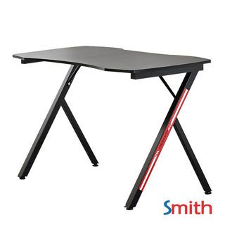 SMITH โต๊ะเกมมิ่ง รุ่น MERCULAR-01 ขนาด 60x120x70 ซม. สีดำ