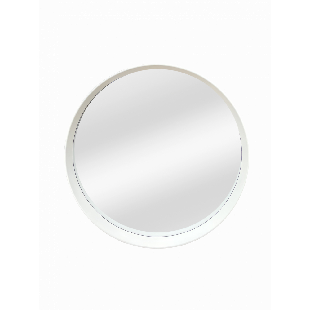 Nice กระจกมีกรอบทรงกลม (PP) 70x70cm รุ่นมูจิ SHW001#-white สีขาว