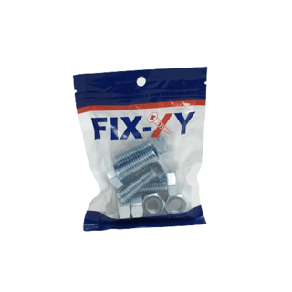 สกรูเกลียวมิล 1/2x1.1/2 รุ่น EF-022 (4ชิ้น/แพ็ค) FIX-XY
